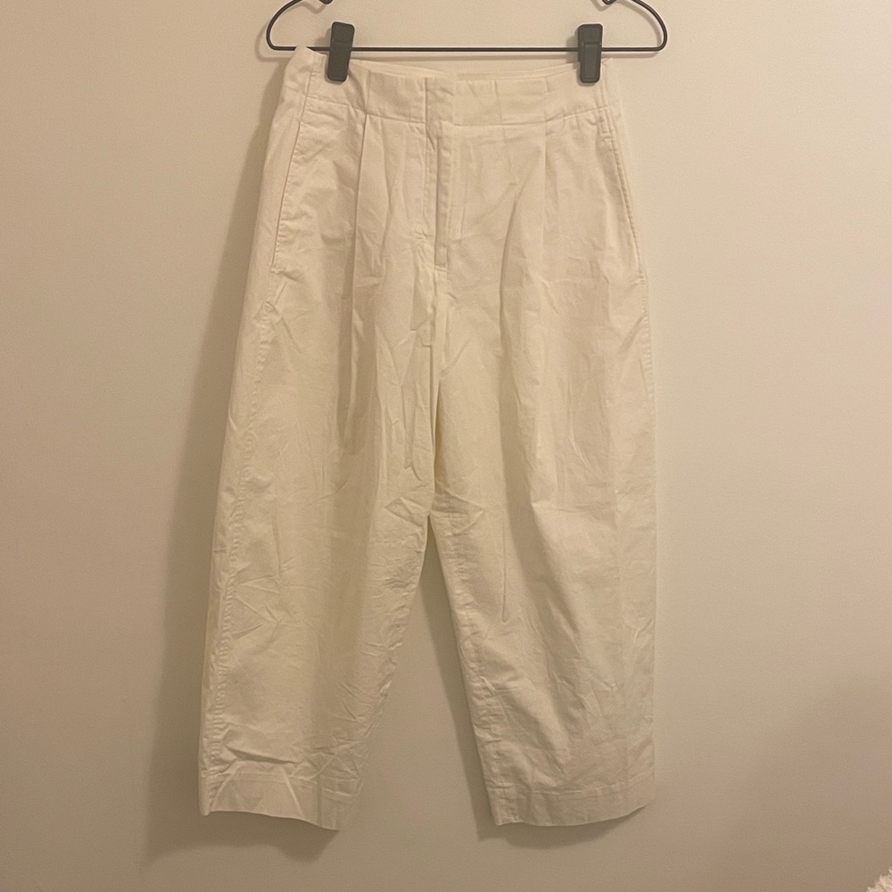 COS Barrel leg pleat pants size 4